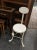 Mid-Century Modern Whimsical Pair Vintage White Outdoor Chairs For Sale - Image 3 of 6