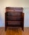 Contemporary Antique 1860s Black Walnut Hutch Cabinet With Key For Sale - Image 3 of 12
