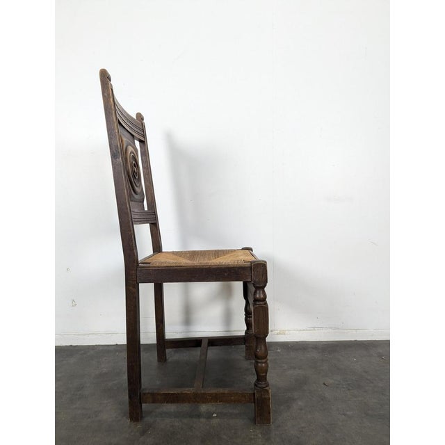 Chairs in the style of Dudouyt, Set of 5 For Sale - Image 6 of 8