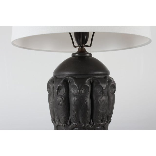 Metal Danish Art Nouveau Table Lamp by L. Hjorth, 1890s For Sale - Image 7 of 17