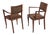 French Art Deco Chairs in Beech by Jules Leleu, 1930s, Set of 2 For Sale