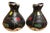 Late 20th Century Abstract Style Brent Leigh Ware Vases - a Pair For Sale