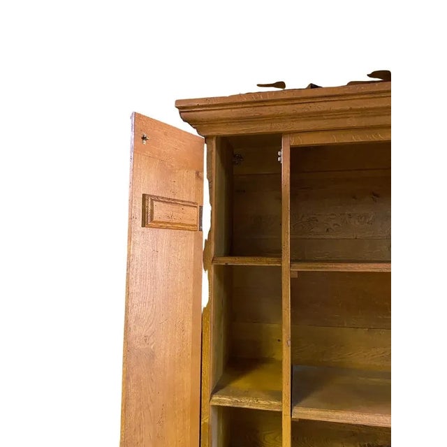 Wood Large Vintage French Oak Shelf, 1990s For Sale - Image 7 of 11