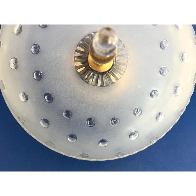 Deco Cut Glass Ceiling Light, 1940s For Sale - Image 14 of 18
