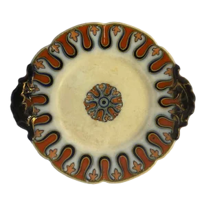 Mid 19th Century Early Imari Style Under Plate Attributed to Royal Darby