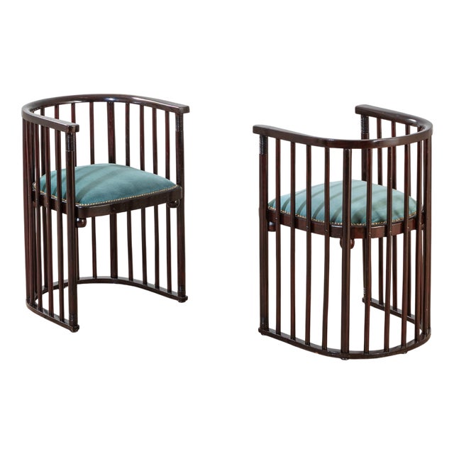 Wooden Chairs from Josef Hoffmann, 1909, Set of 2 For Sale