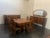 Art Deco Rosewood & Marble Dining Room Set, 1930s, Set of 10 For Sale - Image 4 of 14