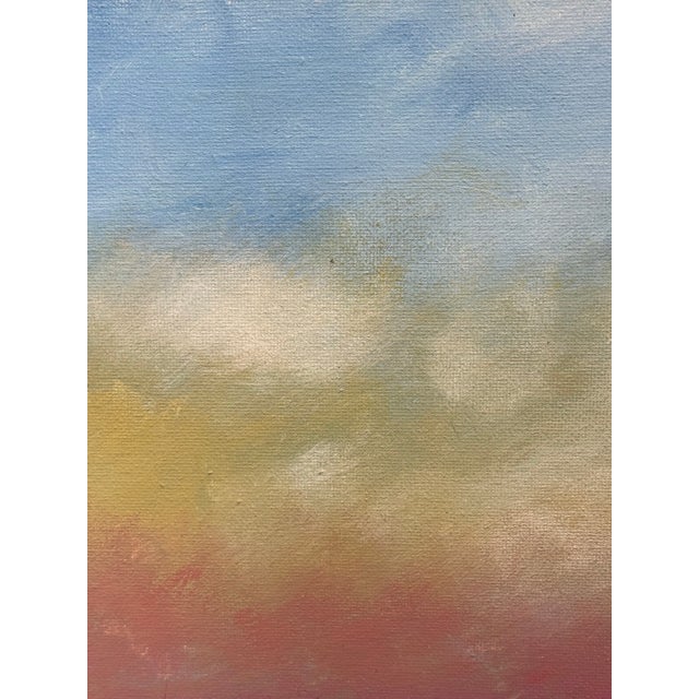Late 20th Century Coastal Beach Seascape Original Oil Painting, Signed For Sale - Image 5 of 12