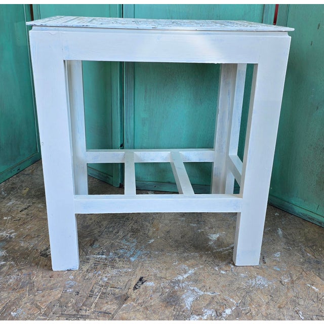 Late 19th Century Victorian Cast Iron Floor Grate End Table For Sale - Image 11 of 12