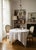 This elegant mid-century single-light chandelier captures the lighter, graceful style of classic Italian lighting design....