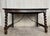 Wood 19th Spanish Baroque Walnut Solomonic Leg Fratino Dining Table With Iron Stretcher For Sale - Image 7 of 12