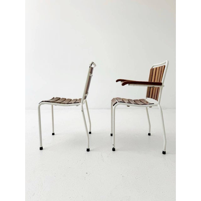 Dining Chairs and Folding Table from Bigla, Set of 3 For Sale - Image 4 of 18