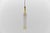 Lovely cylindrical glass hanging lamp with brass, mid-century modern, germany fantastic 1950s glass with a yellow pattern...