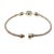 Early 21st Century David Yurman Starburst Sterling Silver Diamond Station Bracelet For Sale - Image 5 of 5