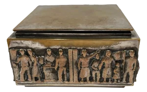Margit Tevan Hammered Silver Box