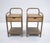 Vintage Bedside Tables in Metal and Wood, 1950s, Set of 2 For Sale - Image 11 of 11