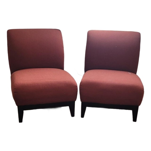 Mitchell Gold "Dr. Pitt" Armless Chairs For Sale