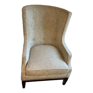 Sherrill Furniture Company Fully Upholstered High Back Accent Armchair