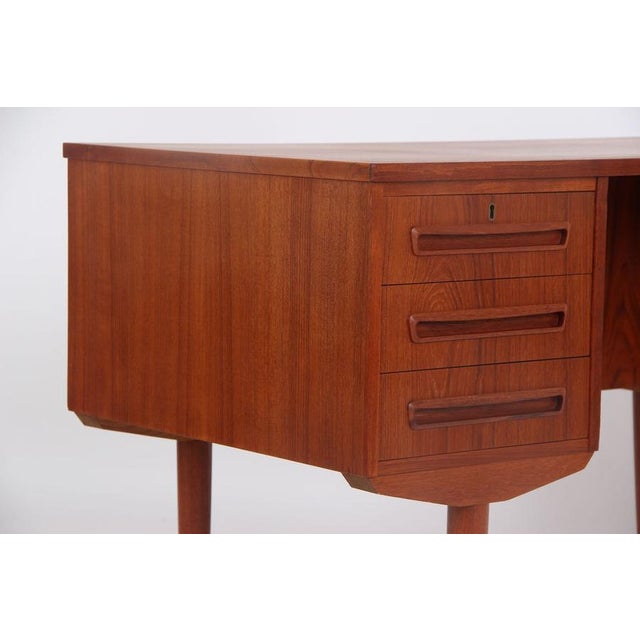 Teakwood Desk by J. Svenstrup for J. Svenstrup, 1960s For Sale - Image 6 of 12