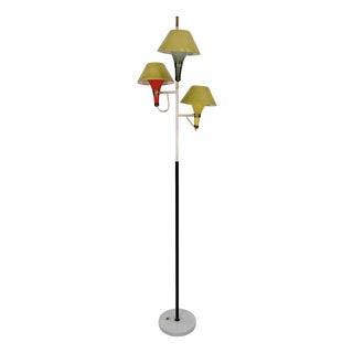 3-Arm Floor Lamp from Stilux Milano, Italy, 1950s For Sale