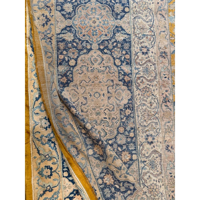 Circa 1900 Persian Tabriz Medallion Palace Rug For Sale In Los Angeles - Image 6 of 6