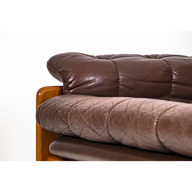 Vintage Teak & Leather Atlanta Armchair by Sven Ellekaer for Skippers Mobler A/S Design, 1980s For Sale - Image 17 of 18