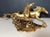 Metal 1970's Western, Equestrian Solid Brass Galloping Horses Figurine For Sale - Image 7 of 7