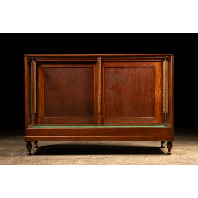 1900s–1910s Wood and Glass Commercial Display Cabinet For Sale In Chicago - Image 6 of 13