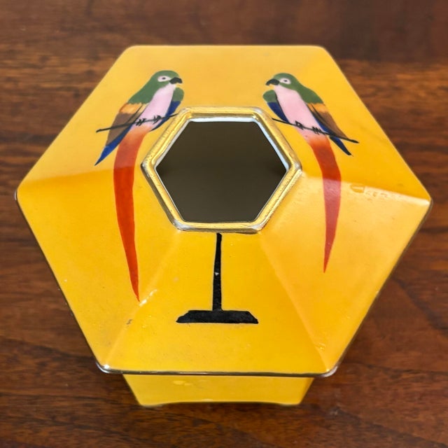 Yellow Antique Late 19th Century Japanese Hair Receiving Dish For Sale - Image 8 of 8