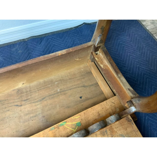 Louis XV Walnut Console Table For Sale In Tampa - Image 6 of 12