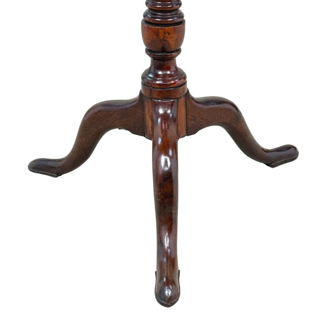 An Extremely Rare And Charming Mid 18th Century, George II Period, Solid Yew Wood Wine Table, Retaining Exceptional...