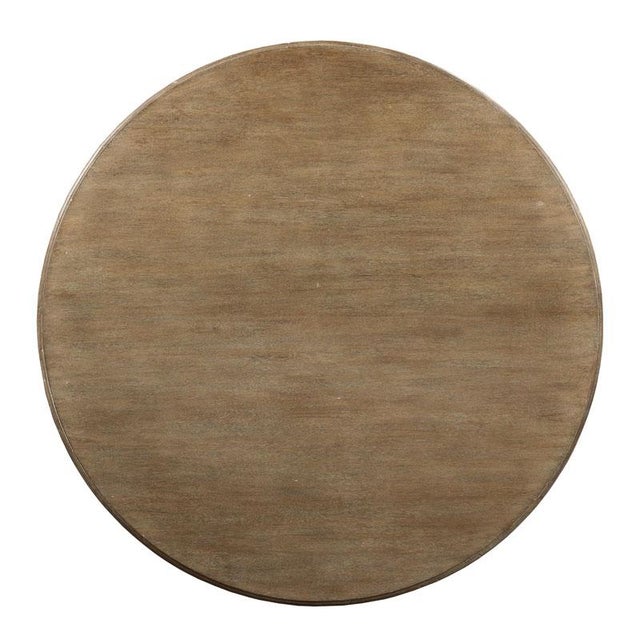 A cerused oak pedestal table in our Vintage finish with an hourglass shaped pedestal and open grained finish top. Care...