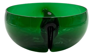 Mid-Century Green Glass Bowl, Italy, 1960s