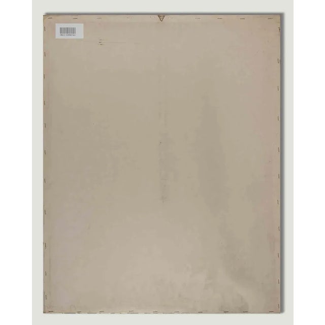 Untitled - Surrealist Scene is an original contemporary artwork realized by Albert Debois in 1973. Mixed colored pastel on...