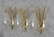1960s Spanish Gilt Tole Reed and Seed Head Wall Sconce, 1960 For Sale - Image 5 of 10