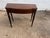 English Antique Federal Style Mahogany Fold Top Console Card Table For Sale - Image 3 of 17