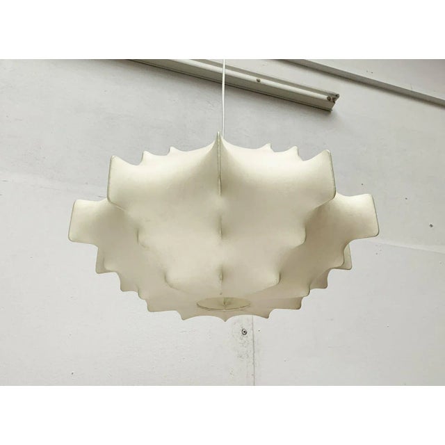 Mid-Century Modern Mid-Century Modern German Cocoon Pendant Lamp by Friedel Wauer for Goldkant Leuchten, 1960s For Sale - Image 3 of 18