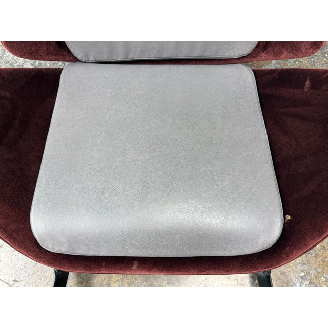 Burgundy Scott Wilson for HBF Fulton Rocker Armchairs, Pair For Sale - Image 8 of 12
