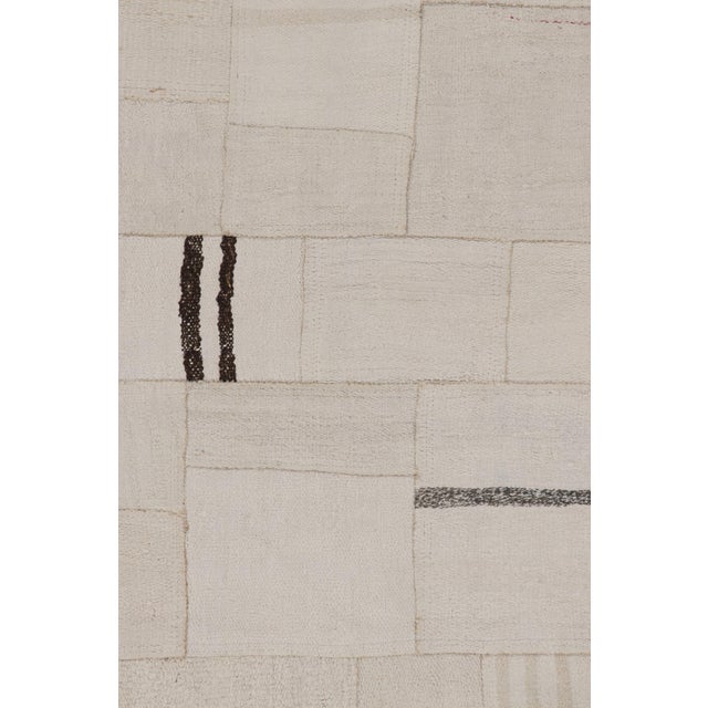 Traditional Vintage Turkish Patchwork Kilim Runner With Geometric Design - Rug & Kilim For Sale - Image 3 of 9