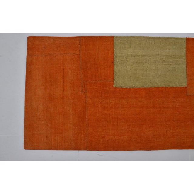 Turkish Vintage Anatolian Wool Kilim Rug For Sale - Image 3 of 9