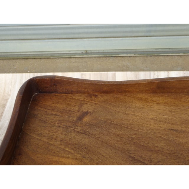 Louis Xv Style Walnut Bedside Table, 1960s For Sale - Image 11 of 18