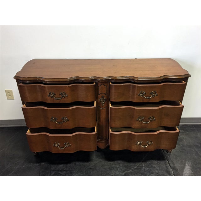 "Versailles" Vintage French Provincial Double Dresser by Basset Chairish