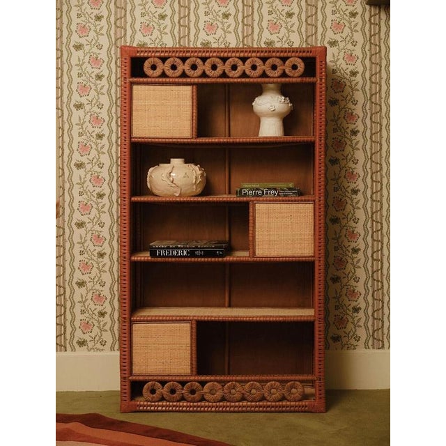 Not Yet Made - Made To Order Bridget High Cabinet in Natural Rattan by Popus Editions For Sale - Image 5 of 6