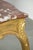 French Side Table with Gold-Colored Wooden Frame and Marble Table For Sale - Image 15 of 16