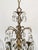 Offered for your consideration is an original Antique 8 Arm Sweet Sensational Brass Cut Lead Glass Crystal Chandelier. The...