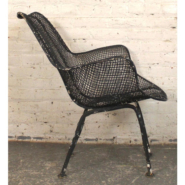 Russell Woodard Mid 20th Century Russell Woodard 'Sculptura' Garden Chair, Attributed For Sale - Image 4 of 11