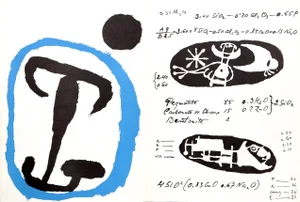 Joan Miró, Untitled (La Quimica) From Derriere Le Miroir, Modern Lithograph