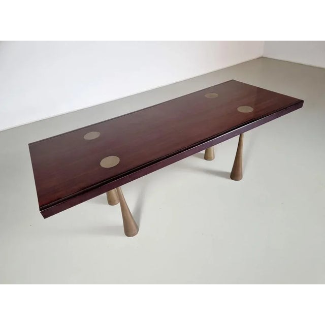 Angelo Mangiarotti Vintage Italian Dining Table by Angelo Mangiarotti , 1970s For Sale - Image 4 of 10