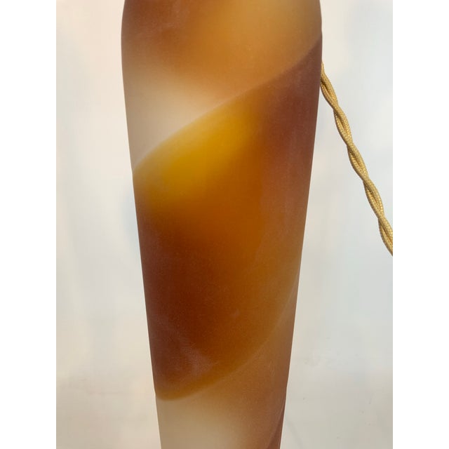 Pair of John Hutton, Donghia, Venetian Glass Lamps For Sale In Providence - Image 6 of 12