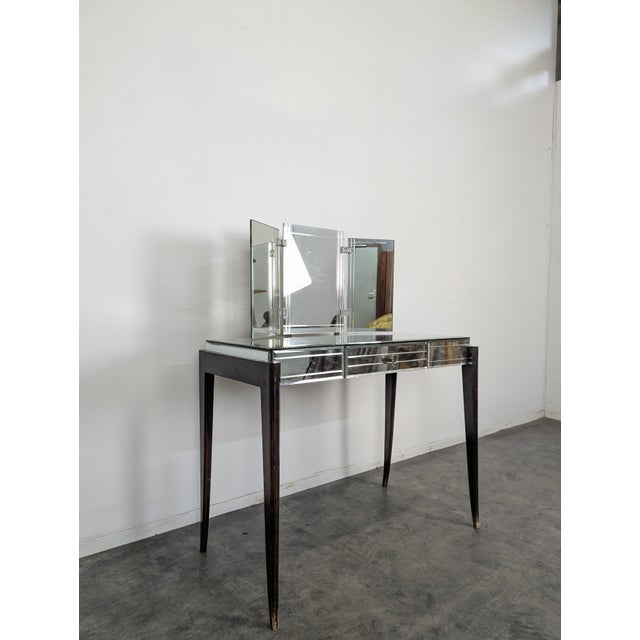 Art Deco Dressing Table with Mirrors For Sale - Image 6 of 12